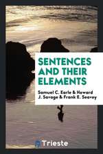 Sentences and Their Elements