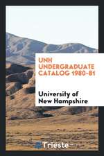 Unh Undergraduate Catalog 1980-81