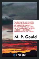 Where Have My Profits Gone!! an Examination of Various Ways by Which Profits Are Lost; With an Explanation of Modern Methods of Preventing Such Losses