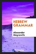 Hebrew Grammar