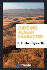 Judging Human Character