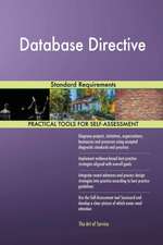 Database Directive Standard Requirements