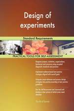 Design of experiments Standard Requirements