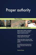 Proper authority Third Edition
