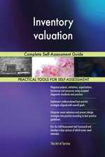 Inventory valuation Complete Self-Assessment Guide