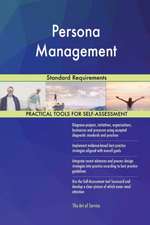 Persona Management Standard Requirements