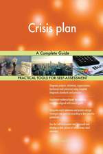 Crisis plan A Complete Guide