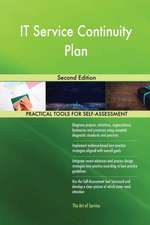 IT Service Continuity Plan Second Edition