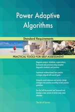 Power Adaptive Algorithms Standard Requirements