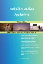 Back-Office Analytic Applications Third Edition