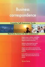 Business correspondence Complete Self-Assessment Guide