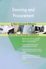 Sourcing and Procurement A Clear and Concise Reference