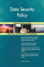 Data Security Policy Standard Requirements