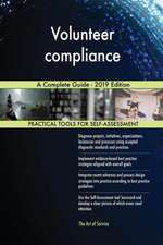 Volunteer compliance A Complete Guide - 2019 Edition