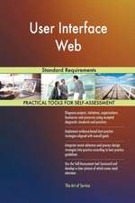 User Interface Web Standard Requirements