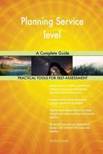 Planning Service level A Complete Guide