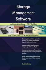 Storage Management Software A Complete Guide - 2019 Edition
