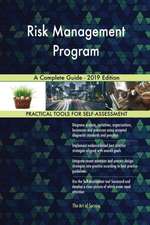 Risk Management Program A Complete Guide - 2019 Edition