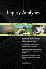 Inquiry Analytics A Complete Guide - 2019 Edition