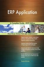 ERP Application A Complete Guide - 2019 Edition