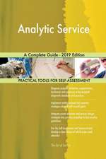 Analytic Service A Complete Guide - 2019 Edition