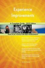 Experience Improvements A Complete Guide - 2019 Edition