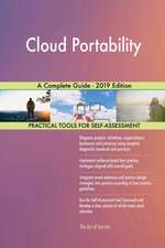 Cloud Portability A Complete Guide - 2019 Edition