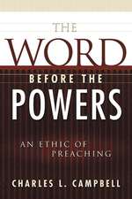 The Word Before the Powers: A Theological Handbook of Old Testament Themes