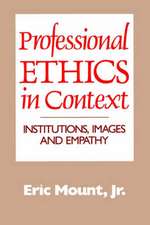 Professional Ethics in Context