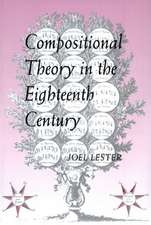 Compositional Theory in the Eighteenth Century