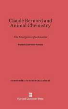 Claude Bernard and Animal Chemistry