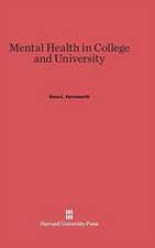 Mental Health in College and University