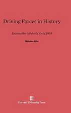 Driving Forces in History