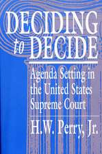 Deciding to Decide – Agenda Setting in the United States Supreme Court (Paper)