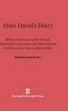 Abbe David's Diary