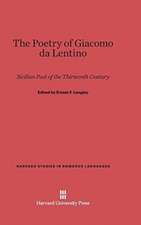 The Poetry of Giacomo da Lentino