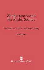 Shakespeare and Sir Philip Sidney