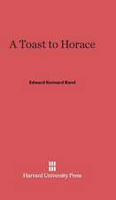 A Toast to Horace