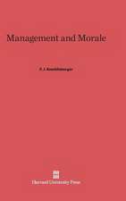 Management and Morale