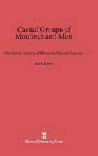 Casual Groups of Monkeys and Men