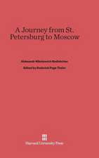 A Journey from St. Petersburg to Moscow