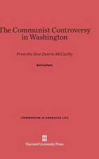 The Communist Controversy in Washington