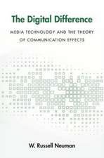 The Digital Difference – Media Technology and the Theory of Communication Effects