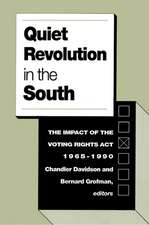 Quiet Revolution in the South – The Impact of the Voting Rights Act, 1965–1990