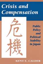 Crisis and Compensation – Public Policy and Political Stability in Japan