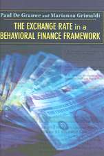 The Exchange Rate in a Behavioral Finance Framework