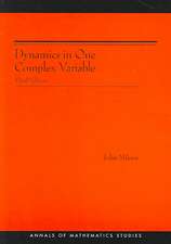 Dynamics in One Complex Variable
