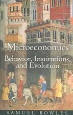 Microeconomics – Behavior, Institutions, and Evolution