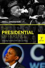 The Presidential Difference – Leadership Style from FDR to Barack Obama – Third Edition