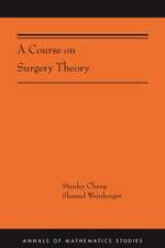 A Course on Surgery Theory